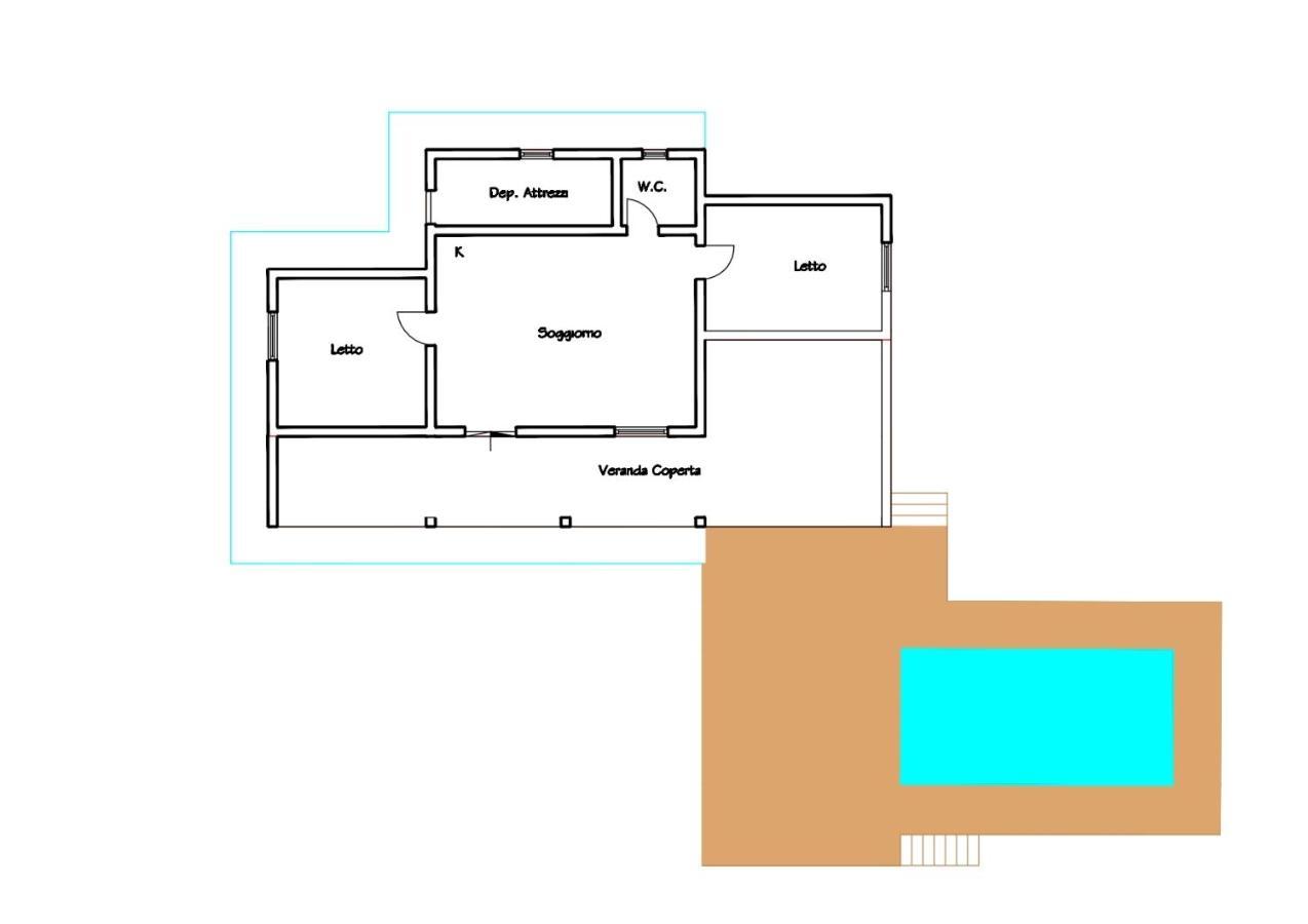 Villa Marci Con Piscina Privata A Nulvi Екстер'єр фото